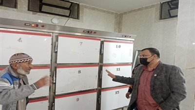وكيل صحة السويس يتفقد ثلاجة حفظ الموتى 
