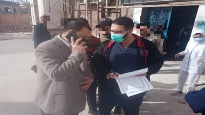 الحفناوي يتابع حالة المصابين فى حادث السخنة