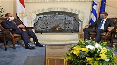الرئيس السيسى ورئيس وزراء اليونان يبحثان التعاون الثنائي بين البلدين