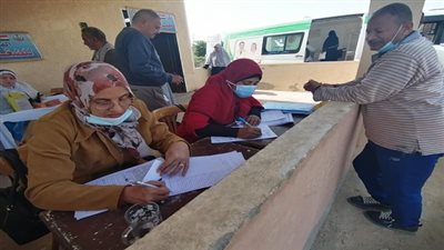 إنطلاق القافلة الطبية المجانية الى قطاع السويس الريفي 