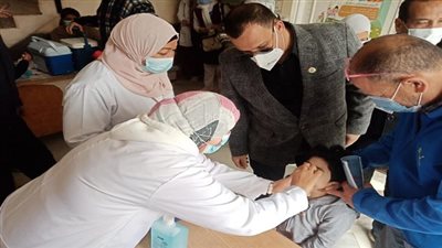 وكيل صحة السويس يشهد إنطلاق الحملة القومية للتطعيم ضد شلل الأطفال 