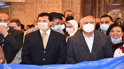 وزيرا الشباب والنقل يودعان المشاركين بفوج قطار الشباب للأيتام