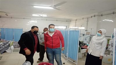  الحفناوي يتفقد المستشفي العام ومكتب صحة السويس وصحة الأسرة