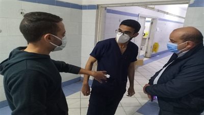 وكيل مديرية الصحة يتفقد أقسام عزل الكورونا بمستشفيات السويس
