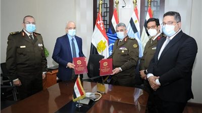 القوات المسلحة توقع بروتوكول تعاون مع وزارة الصحة والسكان