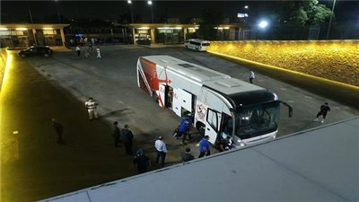 منذ قليل.. وصول حافلة الزمالك لإستاد القاهرة