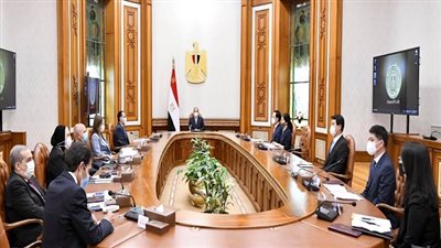 السيسى يبحث التعاون مع شركة 