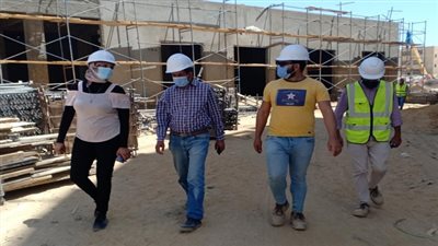 مديرة التخطيط بصحة السويس تتفقد أكبر صرح طبي بشمال مصر