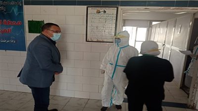 وكيل صحة السويس يتفقد مستشفي الحميات لمتابعة سير العمل