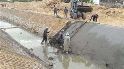 الرى: تبطين 1667 كيلو متر ترع فى محافظات الجمهورية