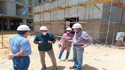 وكيل صحة السويس يتفقد أعمال إنشاء المجمع الطبي المتكامل 