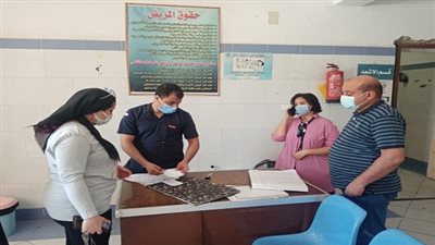 وكيل مديرية الصحة يتفقد مستشفي الصدر بالسويس 