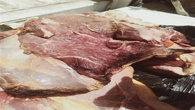 بالصور.. ضبط لحوم فاسدة وغير صالحة للاستهلاك الادمي بتموين الفيوم