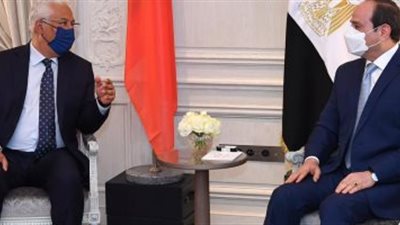 رئيس وزراء البرتغال: مصر بقيادة السيسى نموذج ملهم للاستقرار
