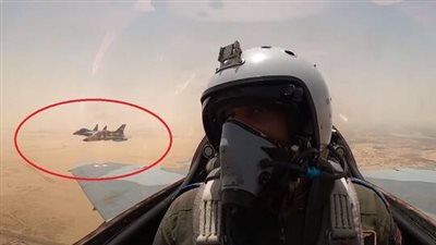 أقوى مقاتلات الجيش المصري تظهر في سماء السودان