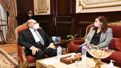 وزيرة التخطيط تلتقي رئيس مجلس الشيوخ