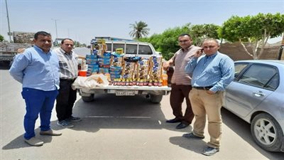 تموين الفيوم ضبط ١٣٠٠قطعة منتهية الصلاحية بسوبر ماركت