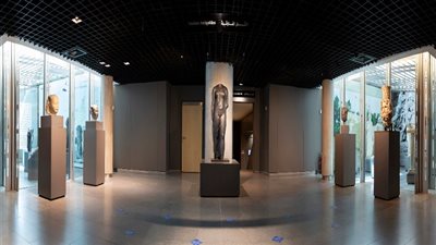 عودة الآثار الغارقة إلى متحف الآثار بمكتبة الإسكندرية  