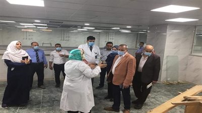 بالصور.. وكيل وزارة الصحة بالدقهلية يتفقد الاقسام الجديدة  بمستشفى المنصورة الدولي  