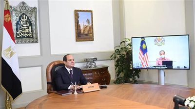 السيسى لرئيس وزراء ماليزيا: مصر البوابة الرئيسية لأفريقيا 