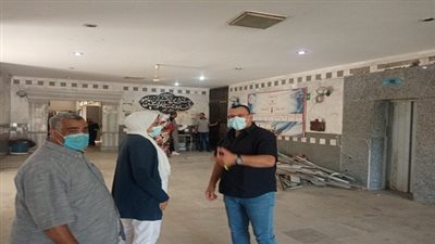 وكيل صحة السويس يتفقد أقسام العزل بالمستشفي العام