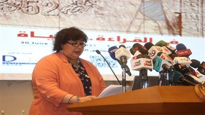 وزيرة الثقافة تعلن تفاصيل الدورة 52 من معرض القاهرة الدولي للكتاب 2021 فى مؤتمر صحفى