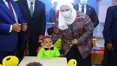 وزيرة التضامن تتفقد أول مركز لعلاج التوحد بمحافظة مطروح 
