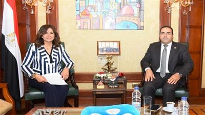 وزيرة الهجرة تبحث مع رئيس لجنة الرياضة بالنواب التعاون المشترك