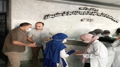 وكيل صحة السويس يتفقد قسم النساء والتوليد بالمستشفي العام 