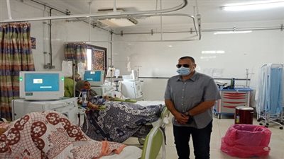 وكيل صحة السويس يتفقد أعمال إنشاء وتطوير مبني القسطرة القلبية الجديد