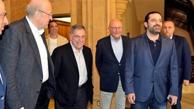 رؤساء الحكومات اللبنانية السابقون يدعمون ميقاتى لتشكيل الحكومة