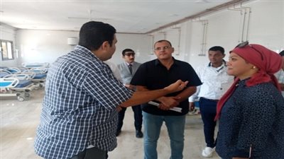 نائب محافظ السويس يتفقد قسم القسطرة القلبية بالمستشفي العام