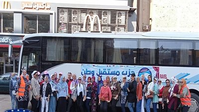 مستقبل وطن بالسويس ينظم رحلة ترفيهية للفتيات للتعرف على معالم مصر
