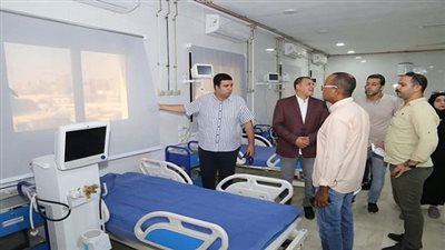 إستعداداً للتشغيل التجريبي.. رمضان والحفناوي يتفقدان قسم القسطرة القلبية بالسويس 