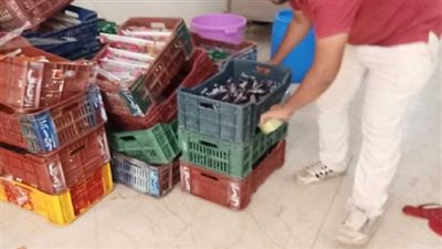 ضبط آلاف العبوات من اللوليتا بدون بيانات 