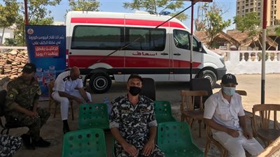 تطعيم قوات الأمن المركزي بالسويس بلقاح فيروس كورونا 