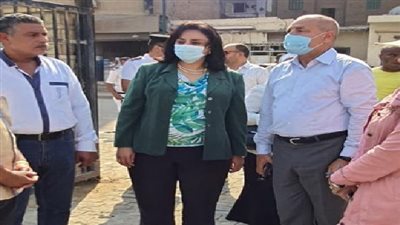 نائب وزير السياحة تتفقد منطقة شجرة مريم بحى المطرية