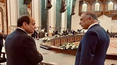 الرئيس يؤكد أهمية تنفيذ المشروعات المشتركة بين مصر والعراق