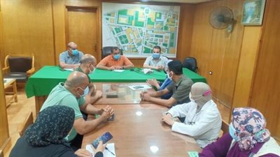 الحفناوى يلتقي بإدارة الأشعة لبحث تذليل العقبات 