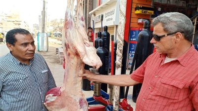 ضبط مواد غذائية مجهولة المصدر قبل بيعها في السوق السوداء ولحوم خارج السلخانة بمركز السنبلاوين_بالدقهلية