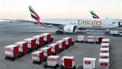 الإمارات للشحن الجوى تعلن نقل 250 مليون جرعة لقاحات كورونا
