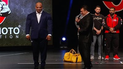 بيج رامي يبدأ مشواره في مستر أولمبيا بوزن 137 كيلوجراما