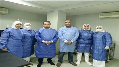 قسم مناظير الجهاز الهضمي بمستشفى السويس يجري 6 حالات مناظير