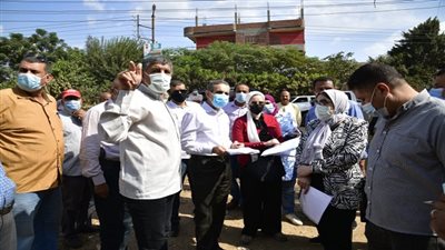 محافظ الغربية يتابع مشروعات قطاع الصحة بحياة كريمة بمركز زفتى 