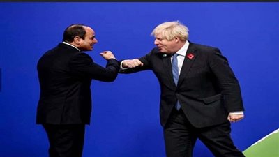 جونسون يشيد بإنجازات وجهود مصر التنموية الطموحة بقيادة الرئيس