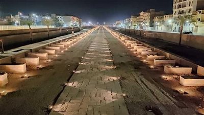 ملامح حفل افتتاح طريق الكباش 