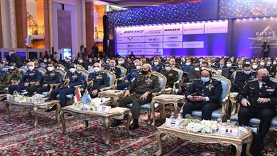 وزير الدفاع  يشهد فعاليات المنتدى الدولى الأول للقوات الجوية تحت عنوان 