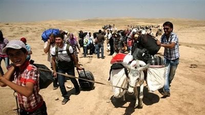 المنظمة الدولية للهجرة: 3900 أسرة فروا من العنف المتصاعد فى سوريا