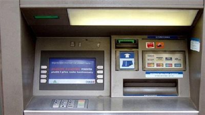 حريق يلتهم ماكينة صرافة بشبين الكوم 