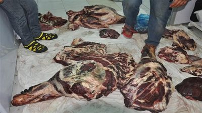 التموين يضبط 70 كيلو لحوم فاسدة بدمنهور